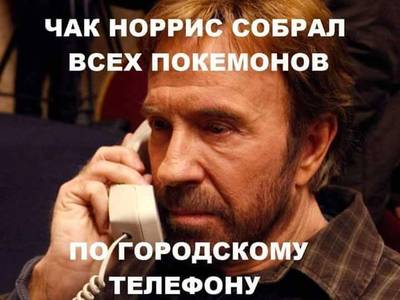 чак норрис и покемоны